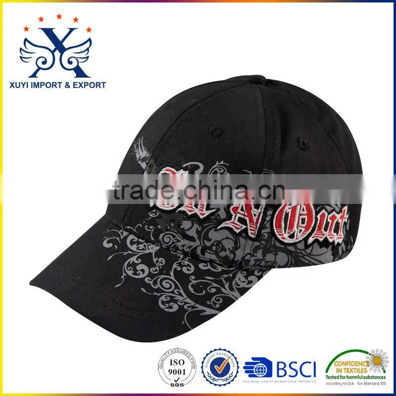 custom letters logo embroidered baseball cap