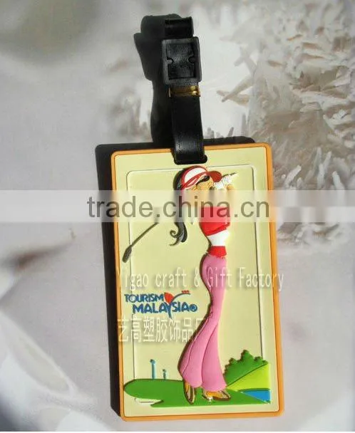 Factory supply wholesale cheap plastic luggage tags