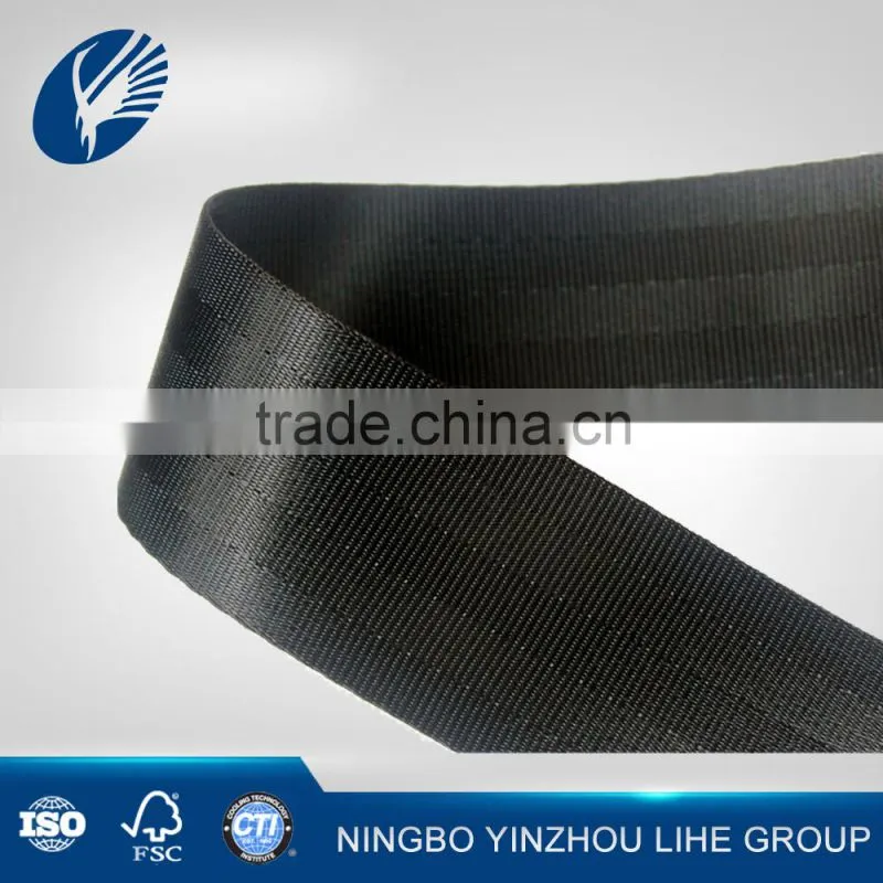 Automotive nylon car safety polyester seat belt webbing colored good factory supplier