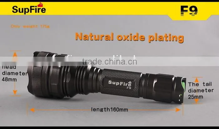 SupFire Using XML-2 T6 flashlight high power led torch light