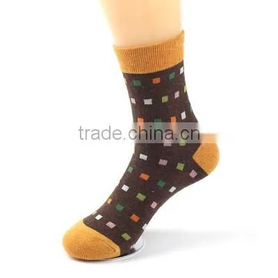 Lady jacquard dress knitted sock