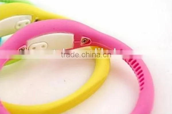 Promotional Cheap ion silicone jelly digital watch wholesale