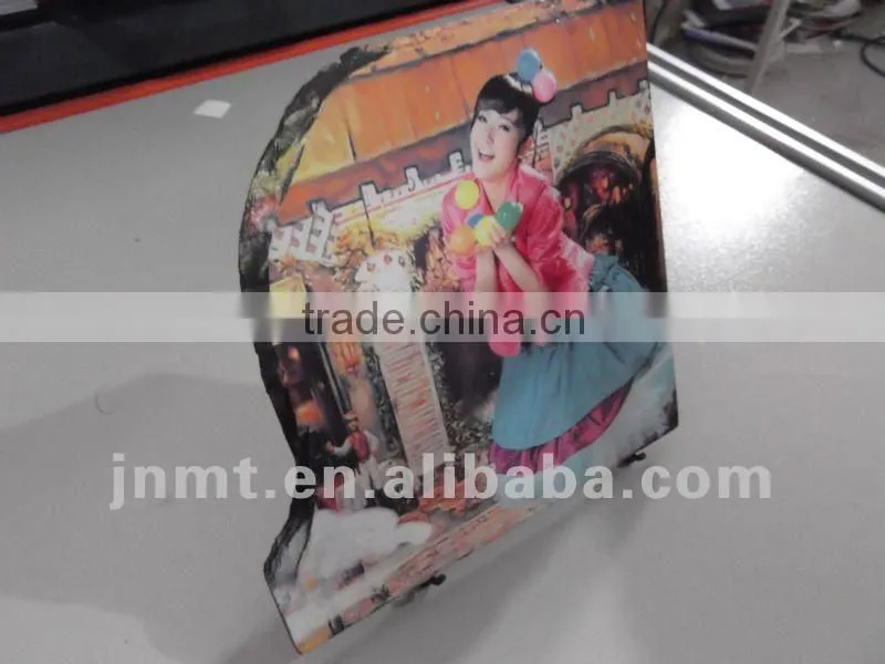 SH33 folk art sublimation slate as souvenior/ left opening