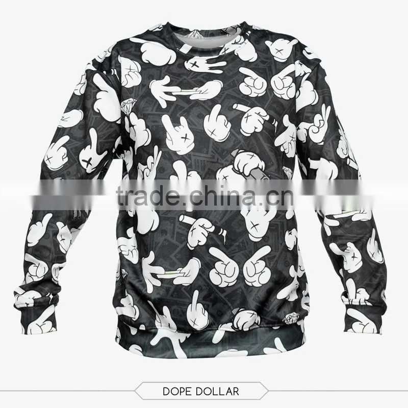 Fashion Spring & Autumn women marilyn 3d sweatshirt long sleeves O-neck print T shirt