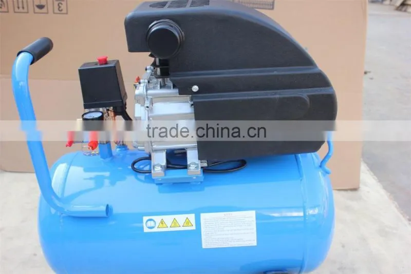 25L 50L 2HP 8bar portable piston direct driven air compressor