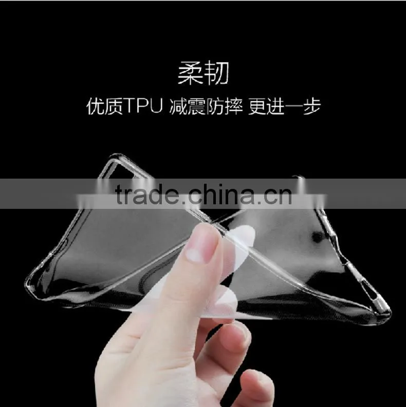 Wholesale Crystal Transparent Clear Ultra Thin TPU Cover Case For Huawei P8