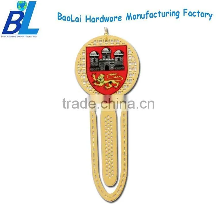 Promotional metal god bless us bookmarks for souvenirs