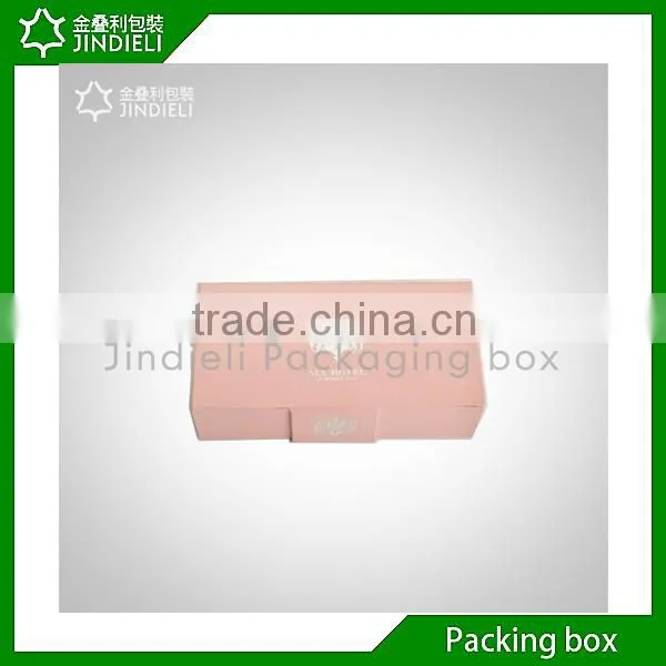 Custom belgian pink hotel chocolate boxes