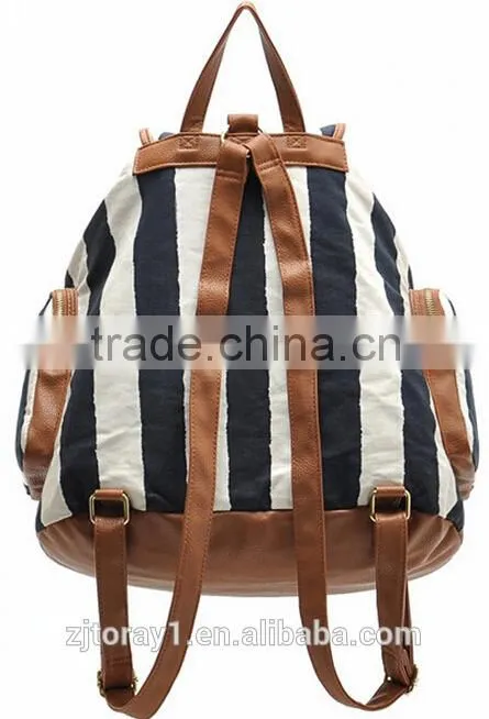 Designer cute cotton drawstring backpack bag