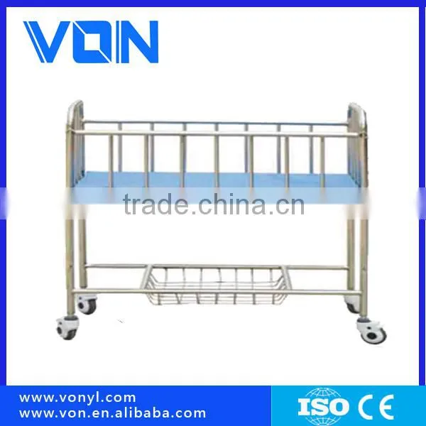 FC-9 Alibaba China Medical Equipment Stainless Steel Baby Trolley Price