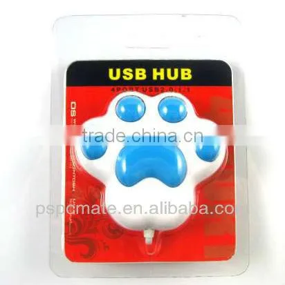 Bear paw USB hub with 4 port