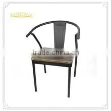 Chinese cheap outdoor antique wrought iron leisure garden chair