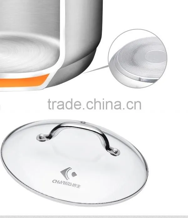 Excellent houseware stainless steel pots for cooking