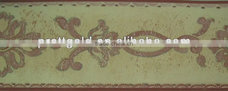 Self adhesive wall border decorative films B2003-4