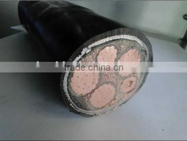 0.6/1kv Copper/Aluminum conductor XLPE insulation Steel wire armoured PVC Sheath Power cable