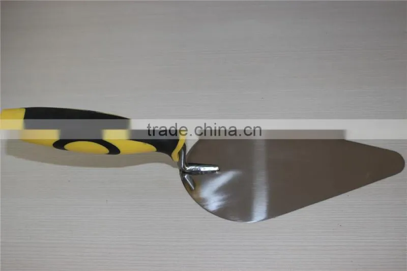 Bricklaying trowel / stainless steel square blade / building construction tools