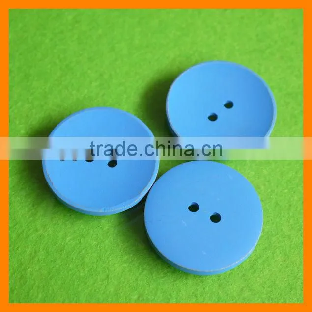 2.2cm Round Shape 4 Holes Wood Button