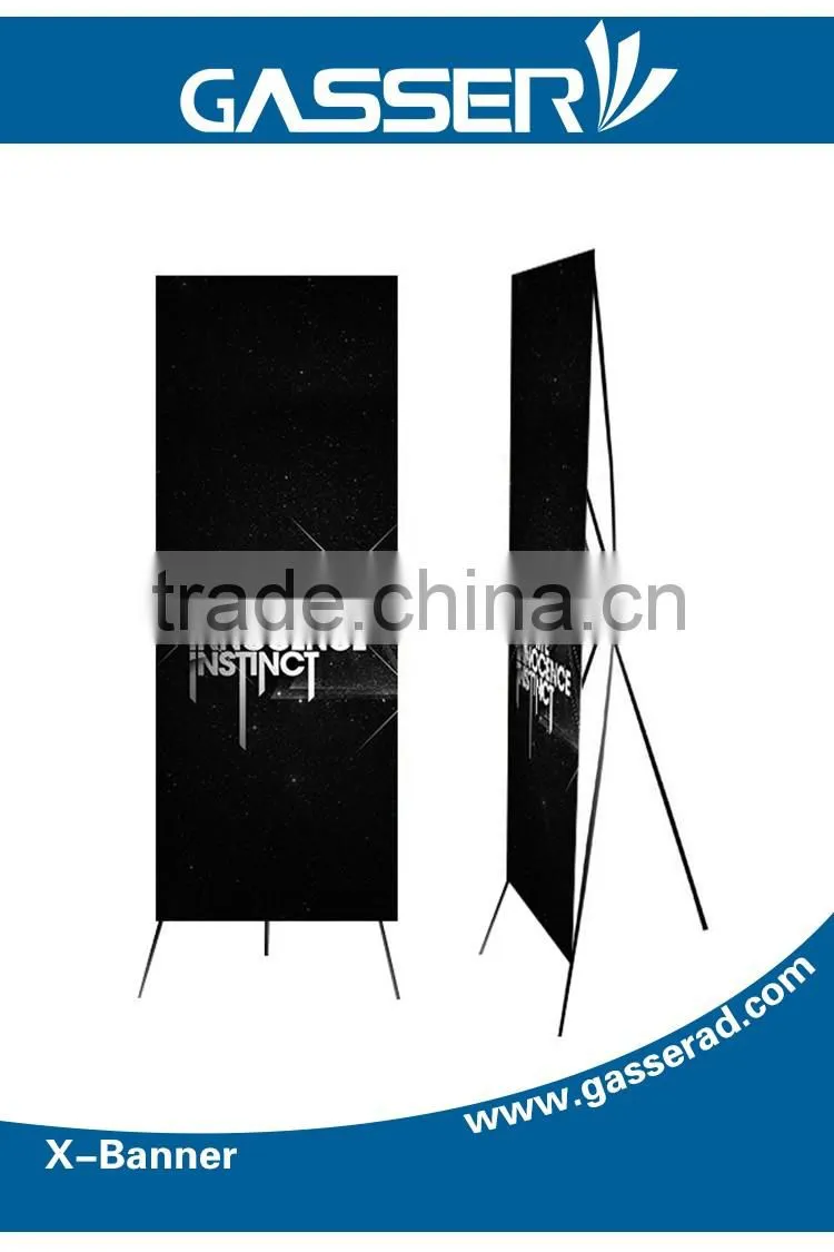 x banner stand size cheap advertising display