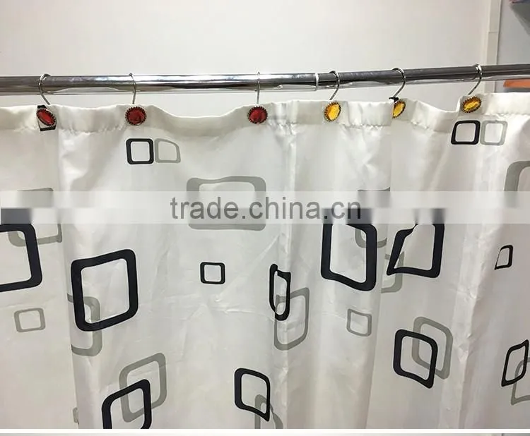 Shower Curtain Hooks/Acrylic shower curtain rings/colorful acrylic rings