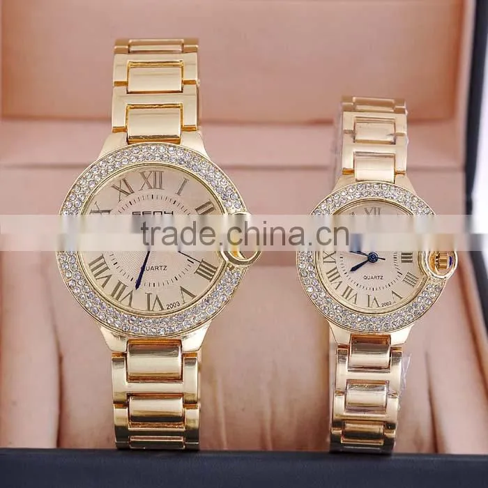 Best Selling EYKI Brand Wrist Watch Couple High Grade Leather Hand Clock Unisex