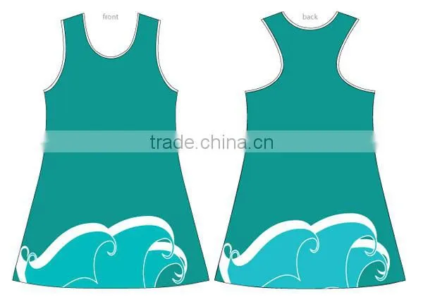 OEM free design netball dress Austalia netball dress designs wholesale