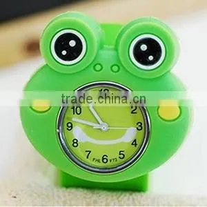 2014 new products for cheap silicon cartoon watch for custom, promotion silicone slap watches