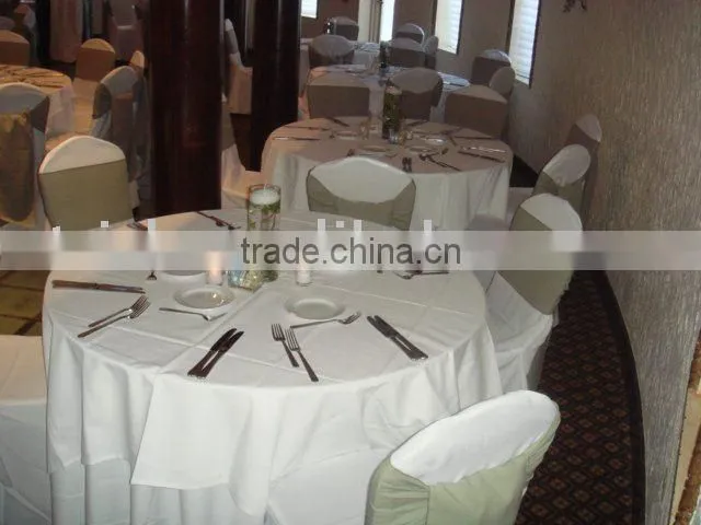 cheap and high quality 100% polyester table cloth for wedding banquet hotel