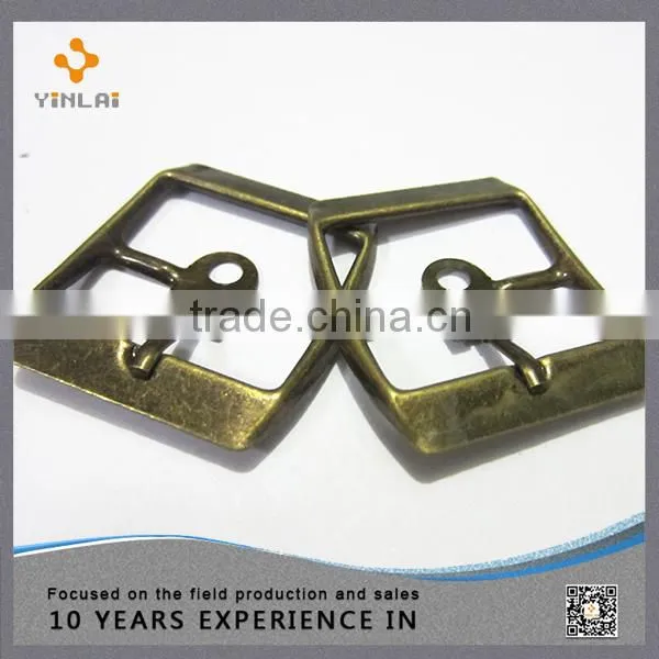 New bronze metal shoe buckles hardware products
