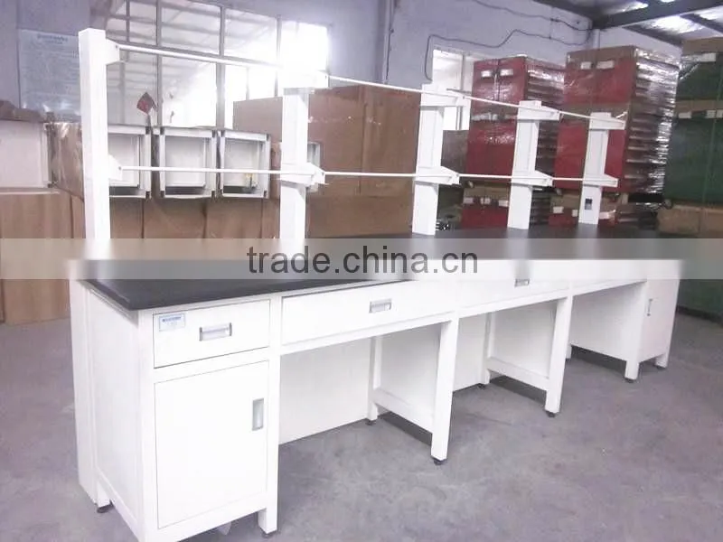 School Chemical lab furniture Wall Benches lab bench