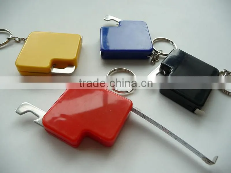 Promotion pocket colorful and cute 1m mini steel tape measure