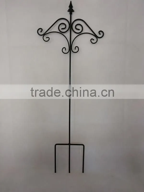 decorative metal garden hanging shepherd hook