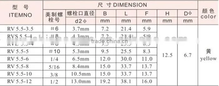 TO-JTK type cicular pre-insulated cable joints terminals