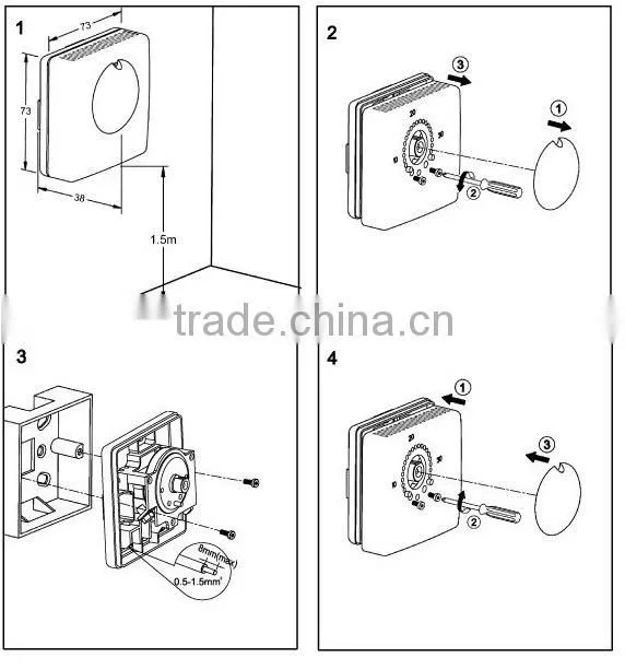TH2107 mechanical room thermostat