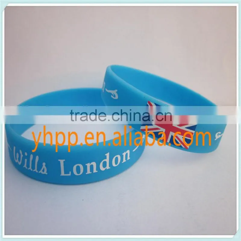 Custom WILLS LONDON retro british union jack uk Printed Wristband Bracelet