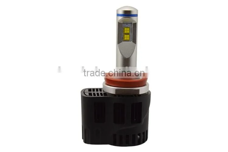 New High Power LED headlight Lamp H9 H8 H11 H16 55W 5200LM 6000K replace hid