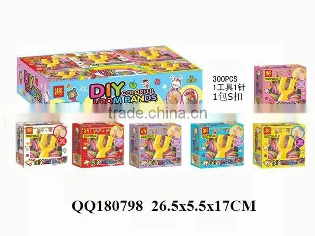 DIY loom bands set fashion loom band set rubber loom bands