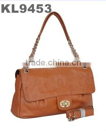 2012 fashionable turn lock flap bag