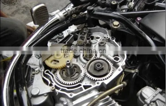 motorcycle engine parts DY 100 overrunning clutch gear assembly