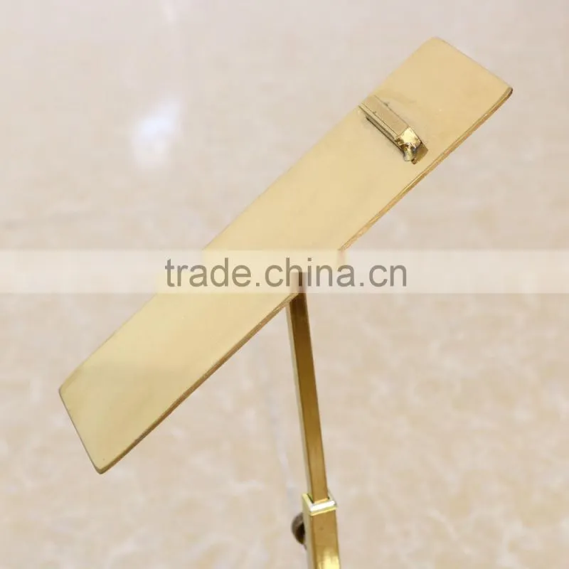 Luxury metal shoe display stand for shop