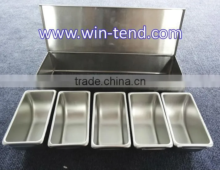Stainless Steel Condiment Set