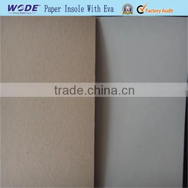 Paper Insole Board with EVA Cellulose Insole Laminated With EVA Foam