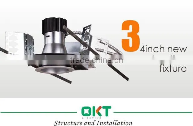 Perfect for new construction/retrofit energy star ul 4inch led recess light dimmable 27w
