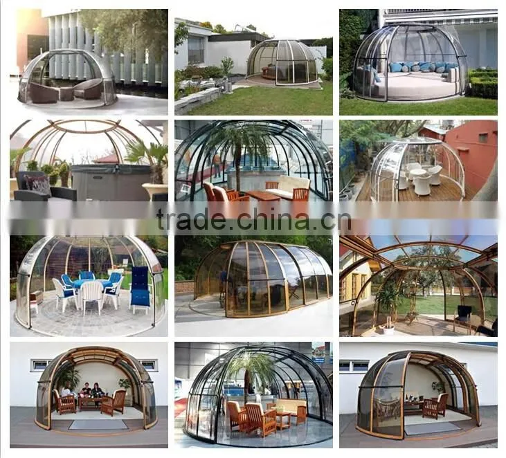 Made in China Polycarbonate Sheet and Aluminum Alloy Green House