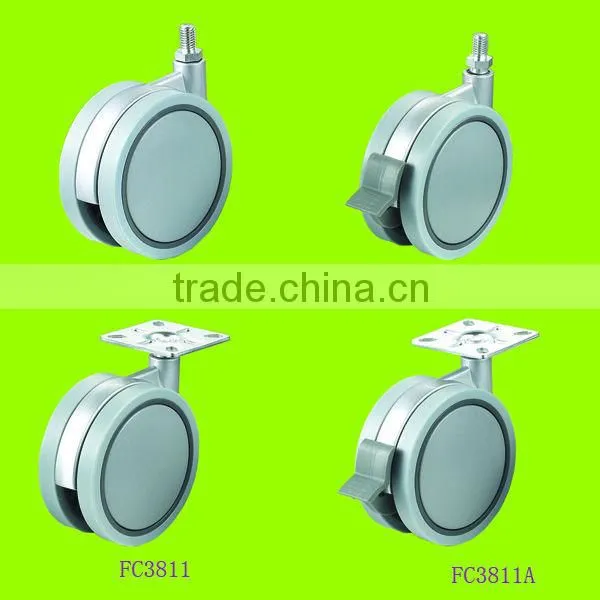With 8 automatic production lines Ring stem office chair caster wheels /BIFMA(FC5511)