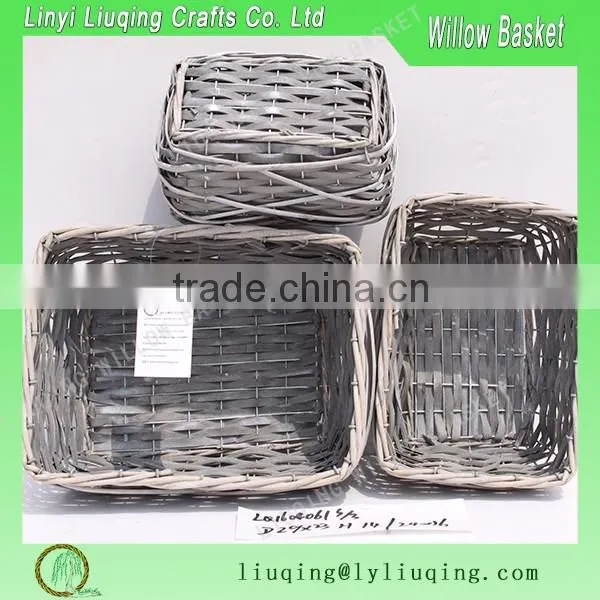Custom size wicker basket wicker gardening baskets