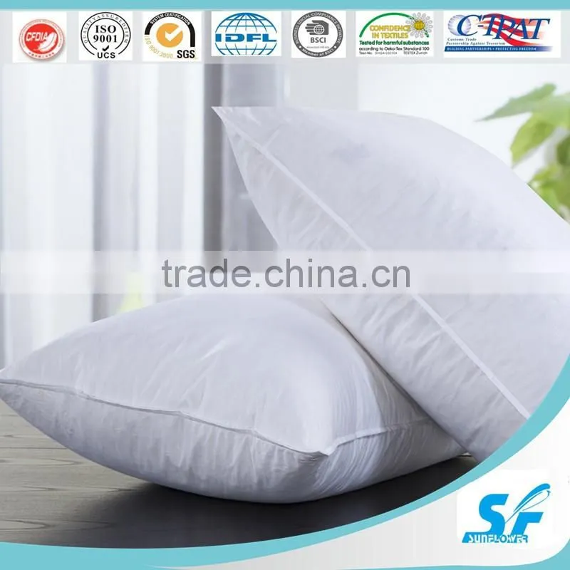 2016 white color microfiber filling pillow