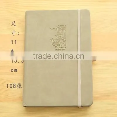 A6 Pu leather Notebook with elastic band
