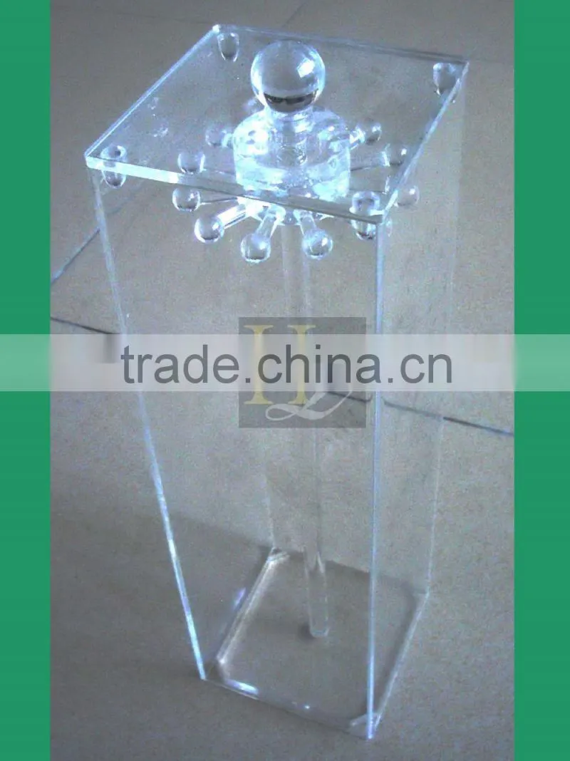 black white color acrylic jewelry display stand/acrylic necklace display