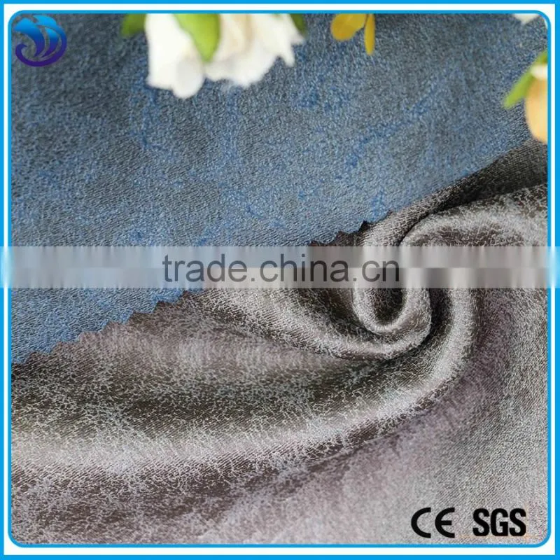Wholesale hot stamping suede bonded feather fabric for garment