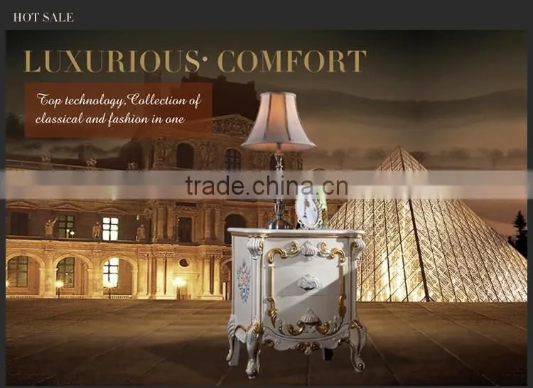 classical carved furniture antique reproduction french bedroom bedstand-Italian bedroom furniture